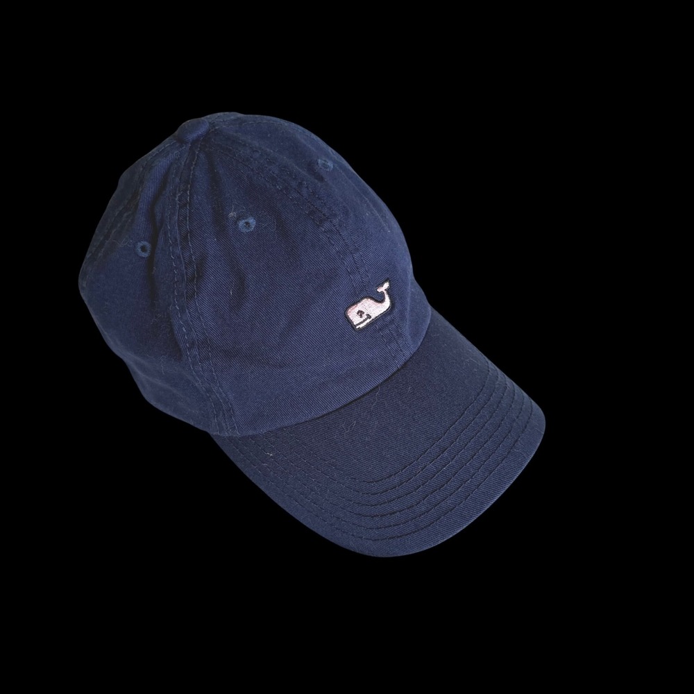 Vineyard Vines for Target Navy Blue Whale Logo Adjustable Baseball Hat‎ Mens Cap